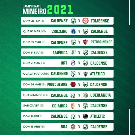 tabela campeonato mineiro 2021