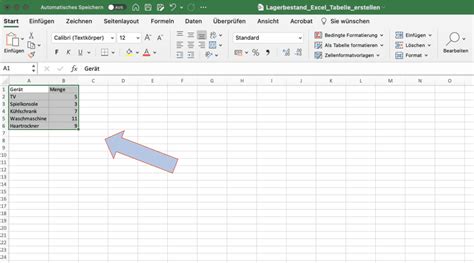 tabelle1 excel