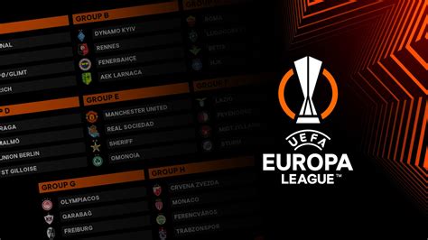tabla de posiciones uefa europa league