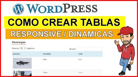 Tablas Dinamicas Wordpress