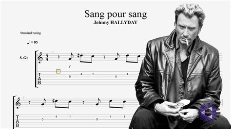 tablature sang pour sang johnny hallyday