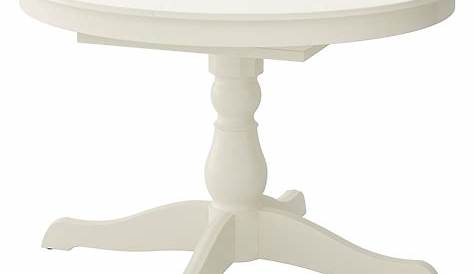 Achat TABLE RONDE BLANCHE IKEA occasion Jumet