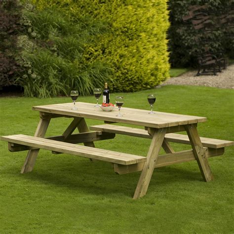 Table banc bois jardin Menuiserie