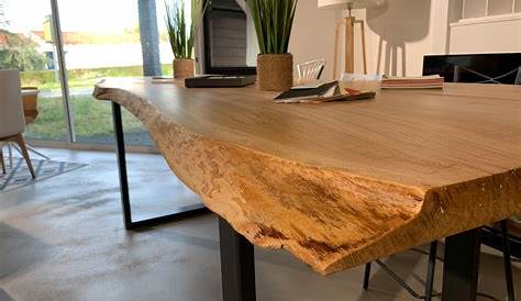 Table Basse Chene Brut Bois Massif Bois Plateau Carree