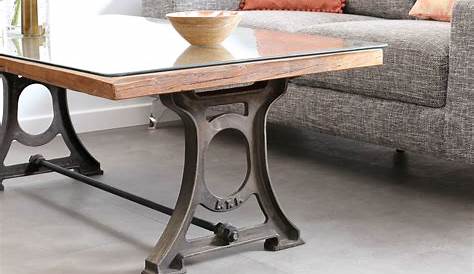 Table Basse Industrielle Style Industriel Micheli Design