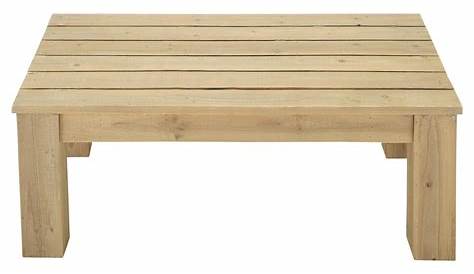 Table Basse Jardin Bois De En De Cedre Blanc Grand Modele