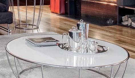 Table Basse Ronde Blanche Verre Ikea