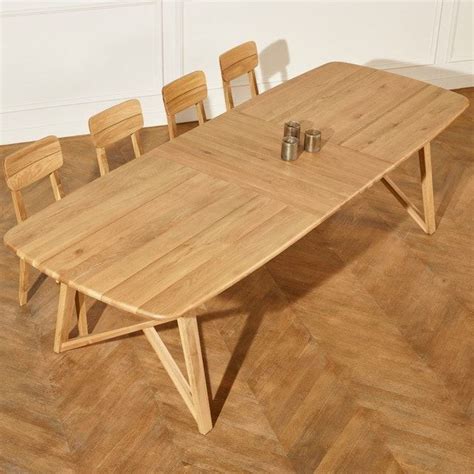 Table à manger extensible bois recyclé 160200 cm BRISBANE Table