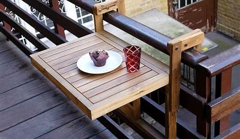 Table de balcon en bois rabattable larefabrique.fr