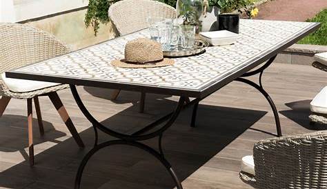 Table De Jardin 8 Personnes Atlas + Chaises En