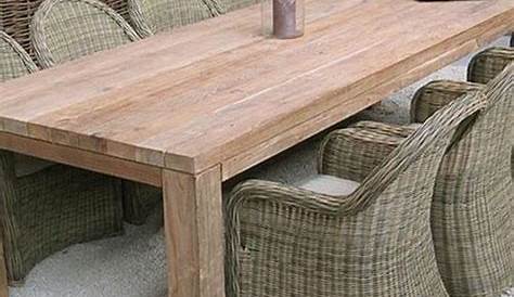 Table Jardin Bois Massif s De Originales Insolites Recyclees