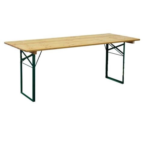 Table de kermesse en bois Mobilart société de location de mobilier