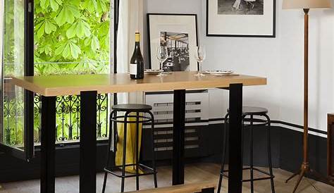 Table Mange Debout Design Haute De Bar debout Avec Comptoir Et 3