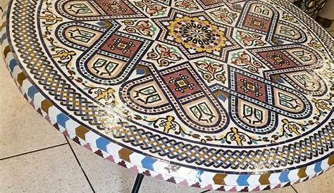 Table Mosaique Marocaine 16 Toute La De Mosaïque Bleue Etsy