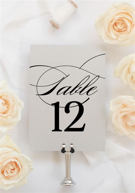 15 Unique Wedding Table Numbers We'll Help You Recreate