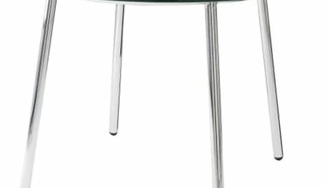 VITTSJÖ Table basse, blanc, verre, 75 cm IKEA