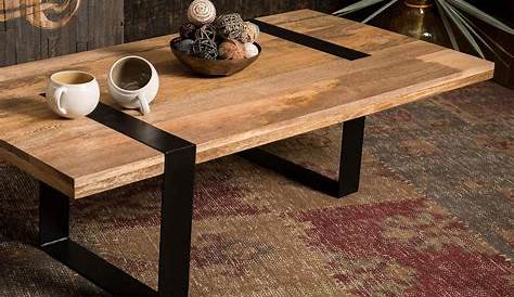 table basse en bois moderne Idées de Décoration