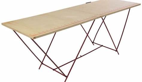 Table Tapissier Mr Bricolage Pliante Rectangulaire Conmetall
