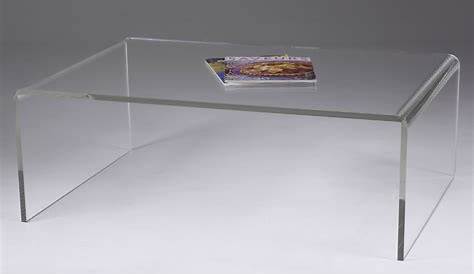 One Lux Plain And Elegant Clear Transparent Perspex Acrylic Bedside