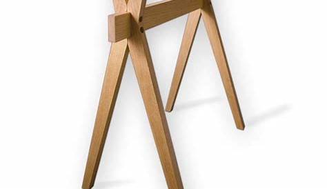Table tréteaux 180x100cm en bois recyclé esprit Brocante