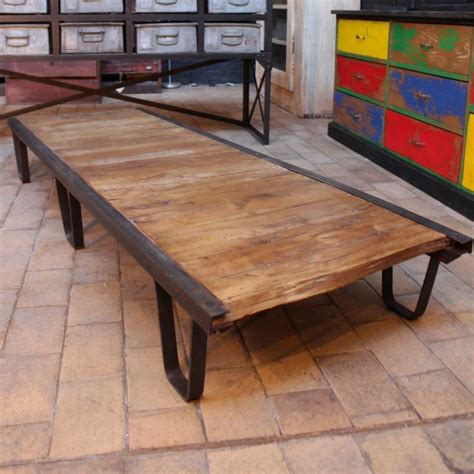 Table Basse Industriel Ancienne