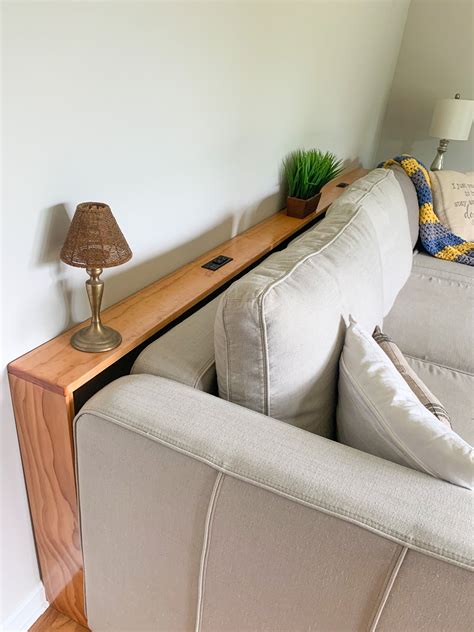 Table Behind Couch With Storage