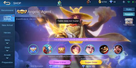 Table Data Not Found Mlbb