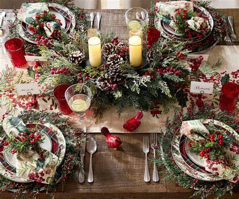 Table Decor For Christmas Dinner