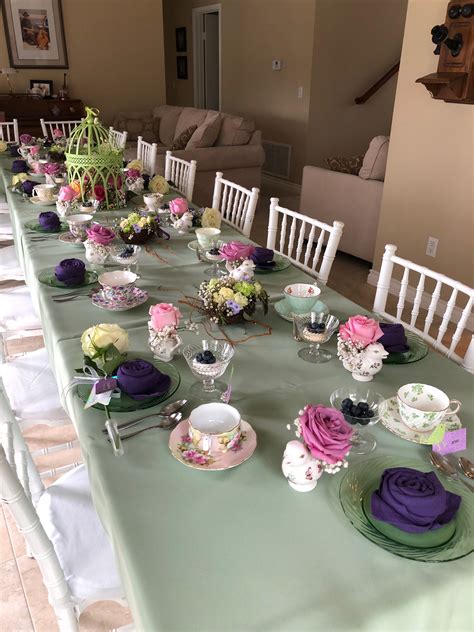 Table Decorations For A Tea Party