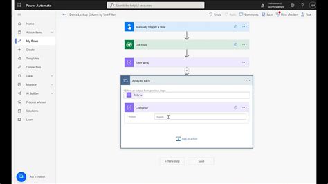 Table Excel Power Automate