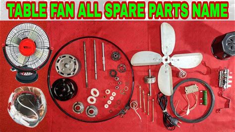 Table Fan Replacement Parts