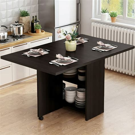 Table Folding With Storage