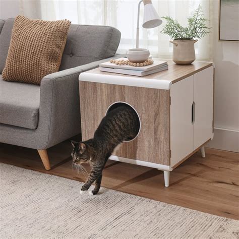 Table For Cat Litter Box