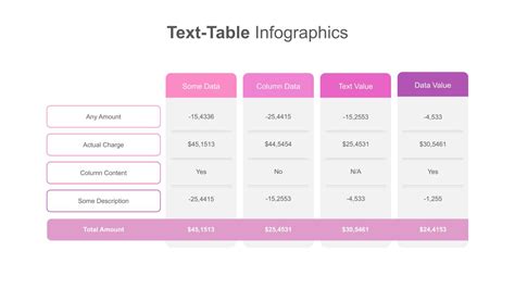 Table Google Slides Template