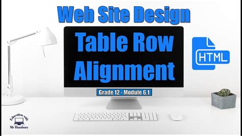 Table Html Horizontal Align