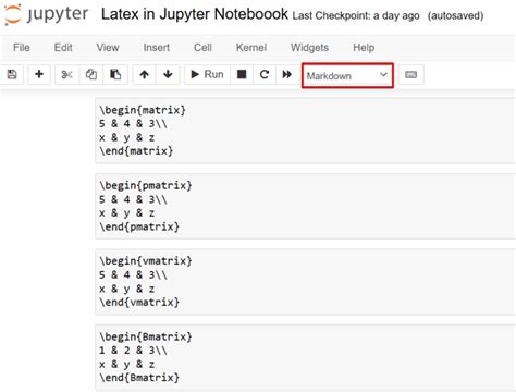 Table In Jupyter Notebook Latex