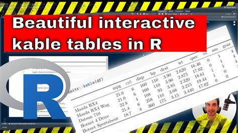 Table In R Export