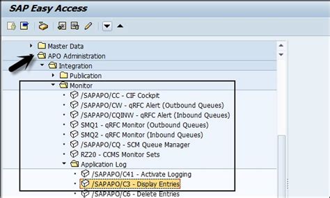 table in sap apo for resource