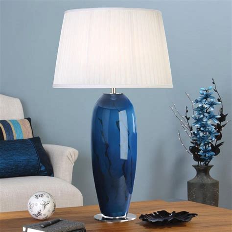 Table Lamps With Blue Base