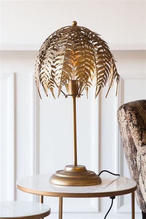 Table Lamps With Leaf Design