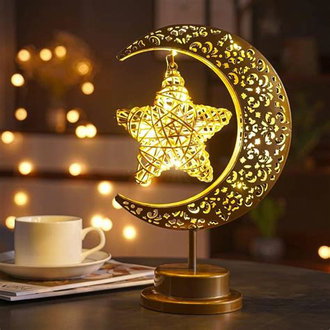 Table Light Moon Decor