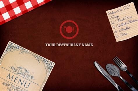 Table Mat Design Template