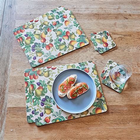 Table Mats And Matching Coasters