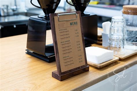 Table Menu Holders For Restaurants