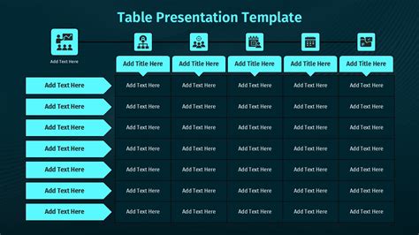 Table Presentation Definition