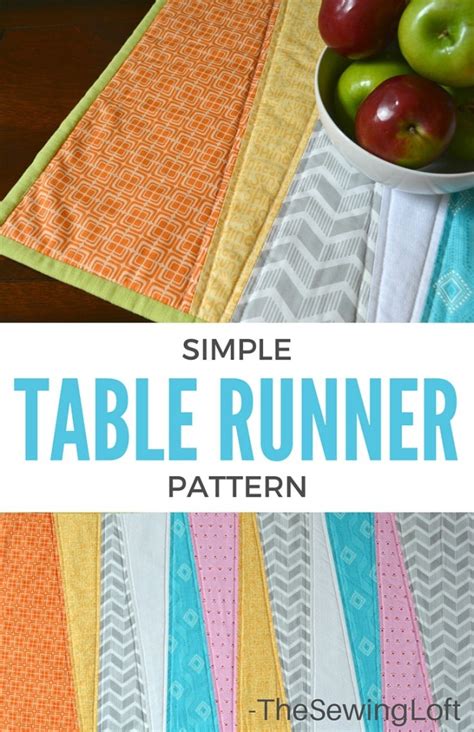 Table Runner Diy Sew