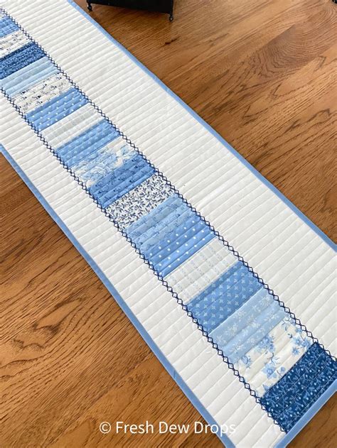 Table Runner Made With 5 Inch Squares