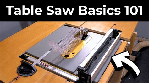 Table Saw Basics For Beginners
