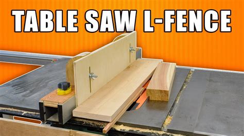 Table Saw L Fence