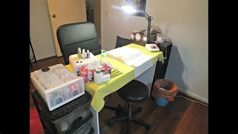 Table Set Up In Manicure